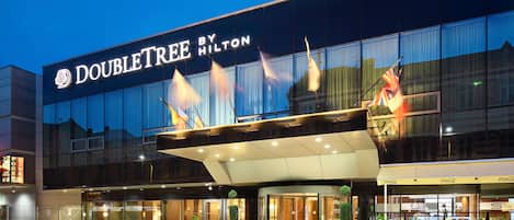 Outdoor banquet area