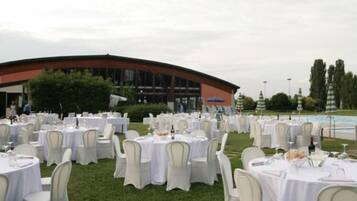 Area per ricevimenti all'aperto