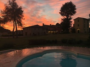 Indoor pool, seasonal outdoor pool