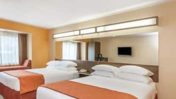 Premium bedding, pillow-top beds, in-room safe, desk