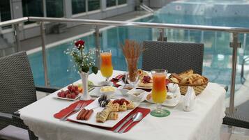 Frokostbuffé er inkludert hver dag