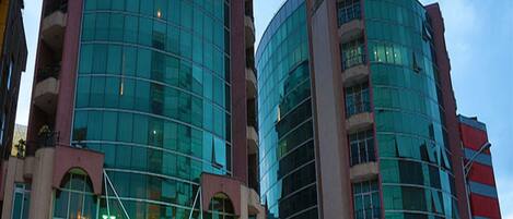 Voorkant van accommodatie