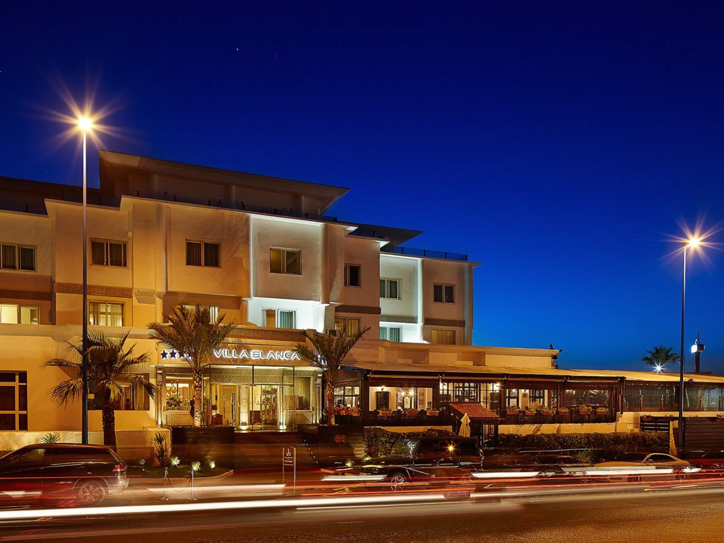 Front of property - evening/night