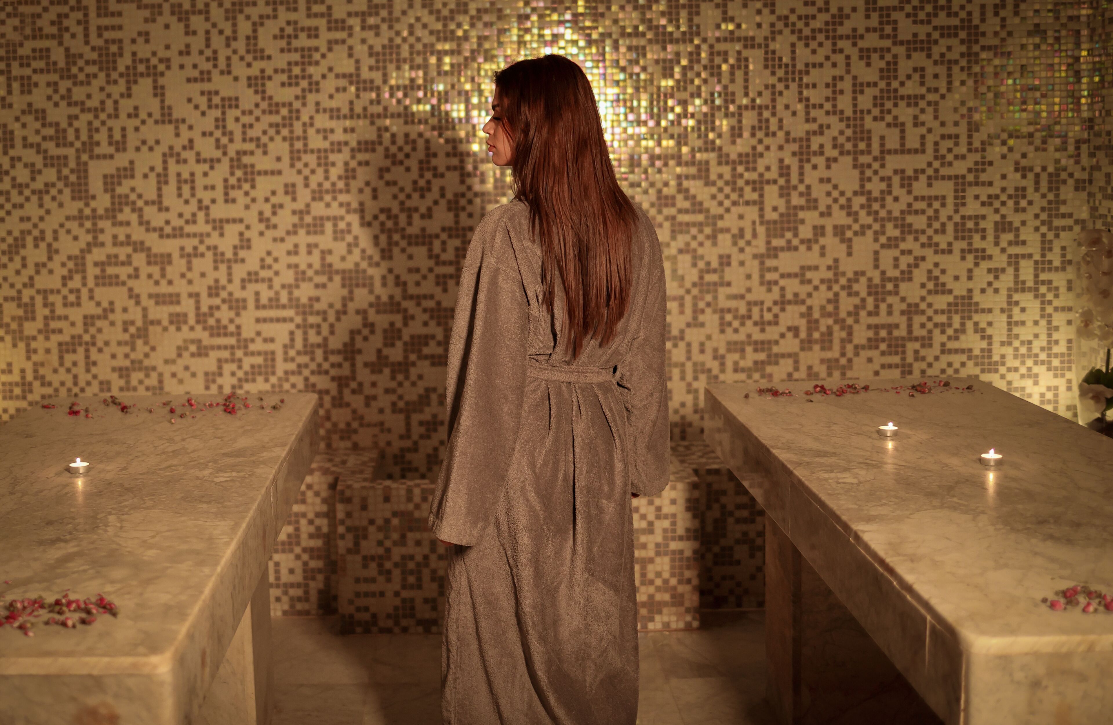 Hammam, soins corporels, soins du visage, 2 salles de soins