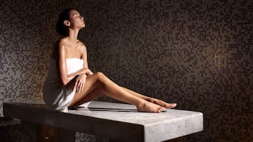 Hammam, soins corporels, soins du visage, 2 salles de soins