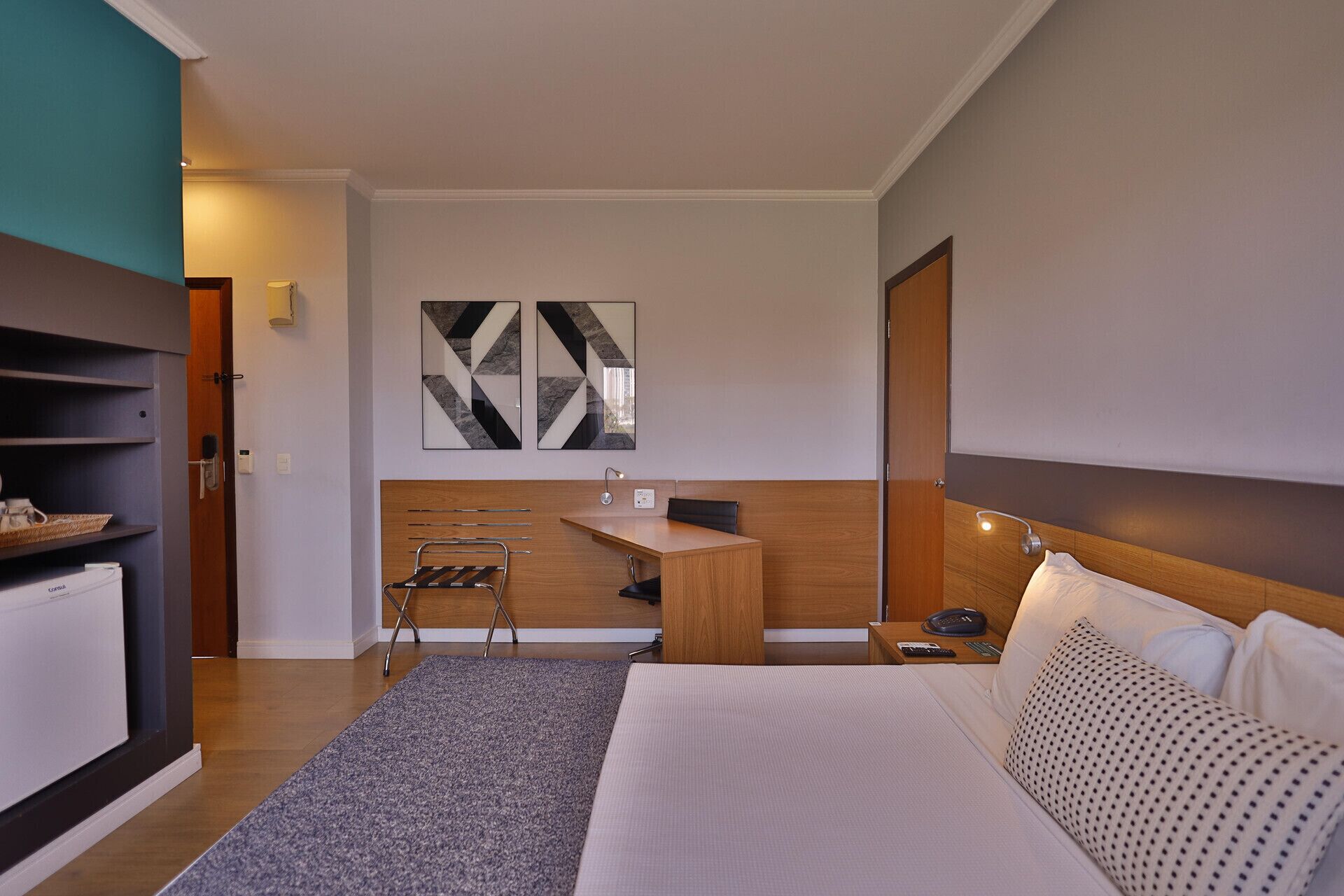 Minibar, in-room safe, desk, blackout drapes