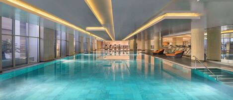 Indoor pool, 4 outdoor pools, open 7:00 AM to 8:00 PM, pool umbrellas