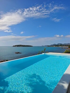 Luxury Villa, 5 Bedrooms, Ocean View, Sea Facing (Oceanfront Pool Villa with Kitchen) | Beach/ocean view - Kanda Residences Pool Villas (Koh Samui)