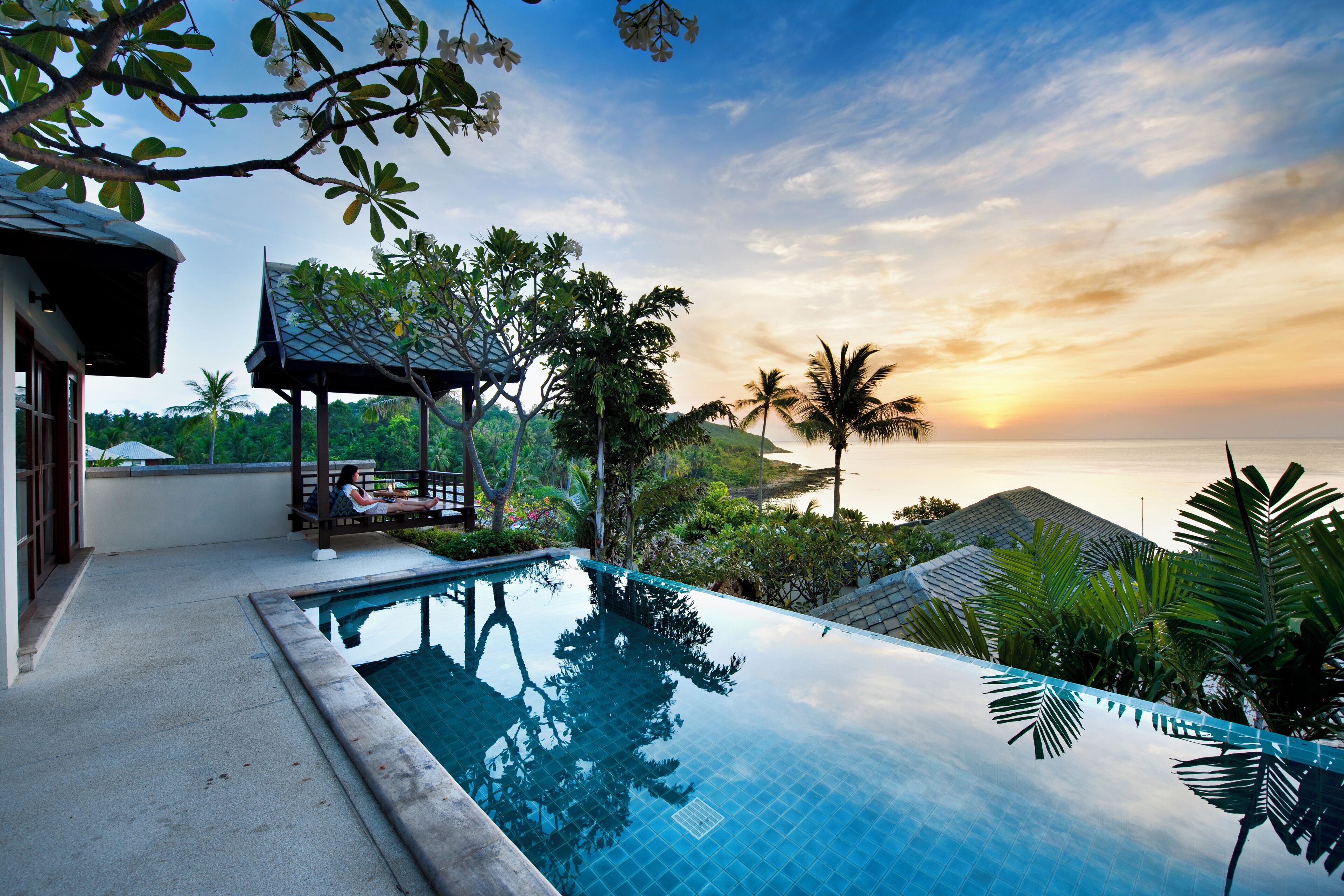 Villa, 3 chambres, vue mer (Courtyard Pool Villa)