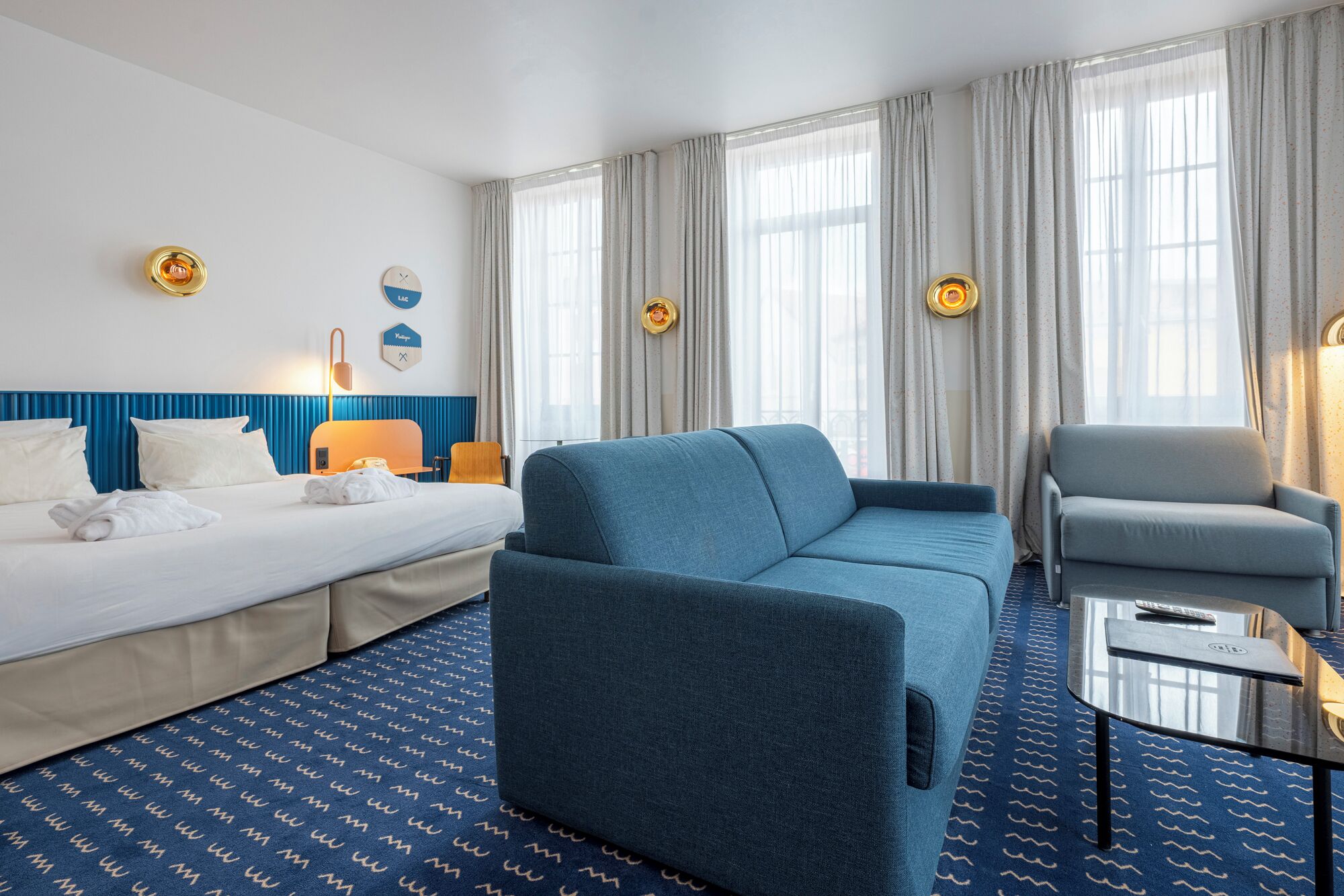 Caja de seguridad en la habitación, wifi gratis y ropa de cama 