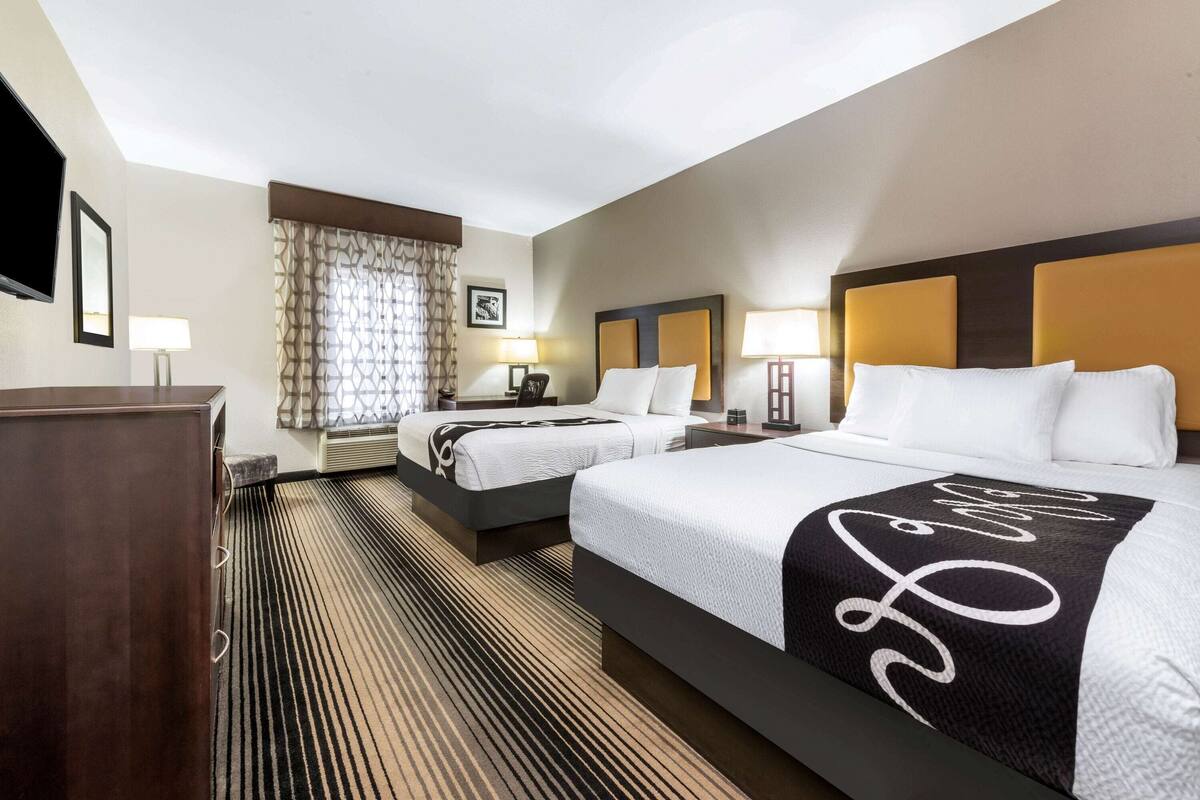 premium bedding, desk, iron/ironing board, free cots/infant beds