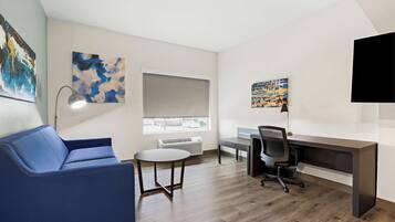 Suite, 1 King Bed, Non Smoking, Refrigerator & Microwave