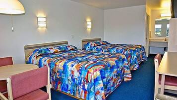 Sengetøy og vekkerklokke