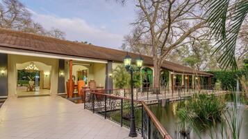 Uitzicht vanuit accommodatie