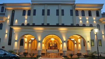 Front of property – evening/night