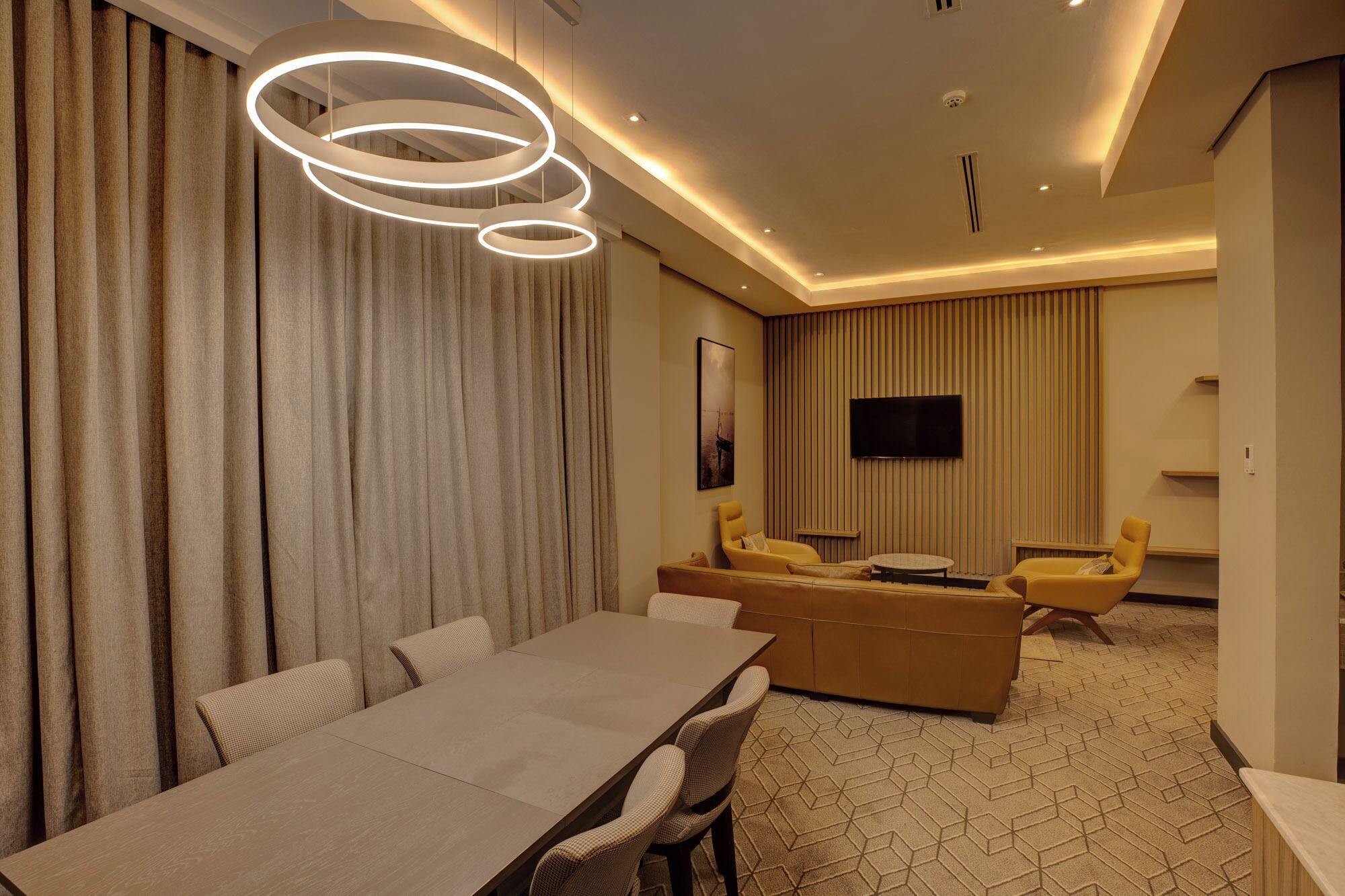 42-inch LCD TV with satellite channels, TV