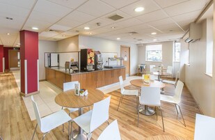 Breakfast, lunch and dinner served