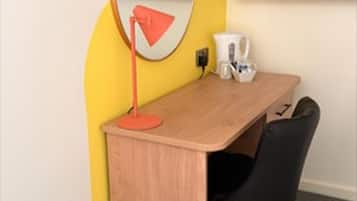 Desk, free WiFi, bed sheets, wheelchair access