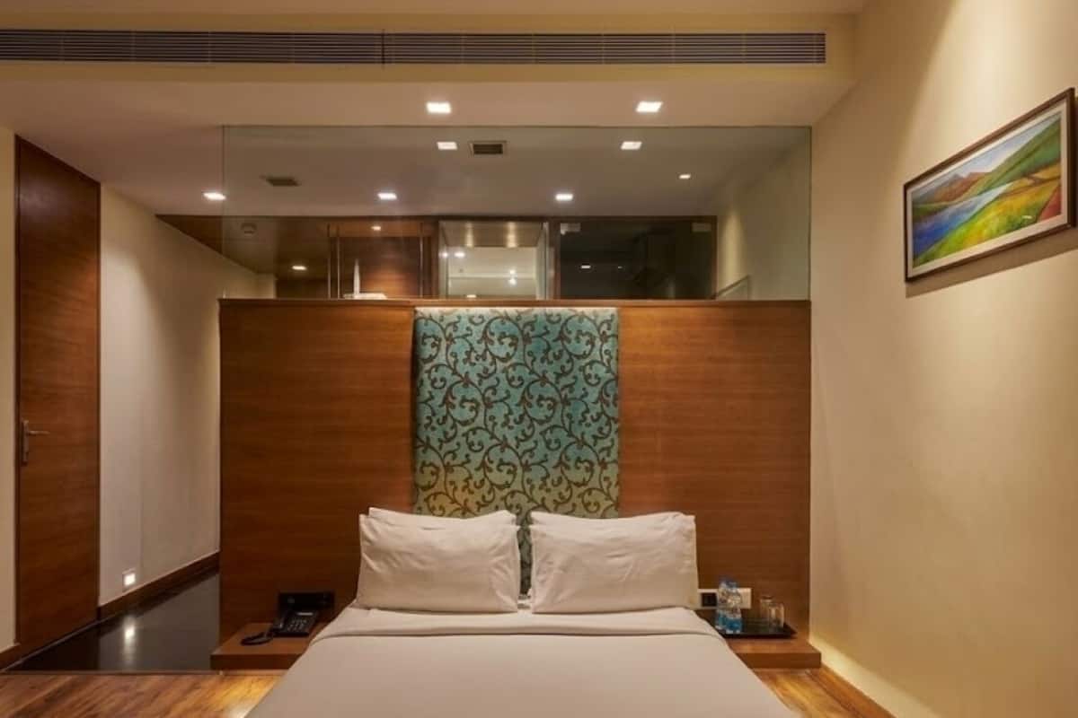 Chambre Design, 1 trÚs grand lit | Literie de qualité supérieure, minibar, coffres-forts dans les chambres