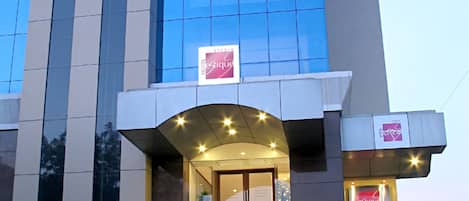 Façana frontal de l'allotjament