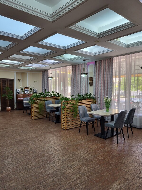 Breakfast, lunch, dinner served; Eastern European cuisine 