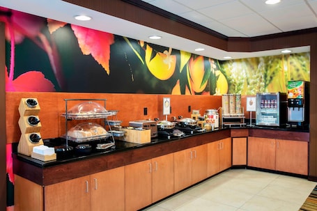 Free daily buffet breakfast