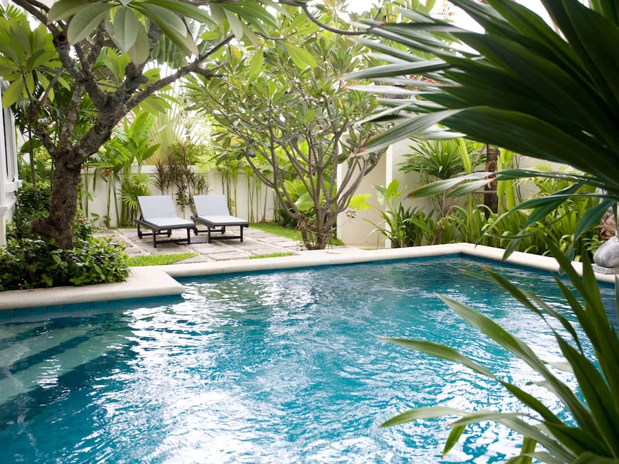 Pool Villa 3 Bedroom | Living area | 32-inch LED TV with digital channels, TV, streaming services