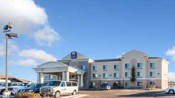 Guests can park their vehicles in the hotel's designated parking spaces.