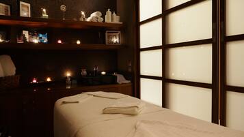 Sauna, body treatments, aromatherapy, body wraps, body scrubs, facials