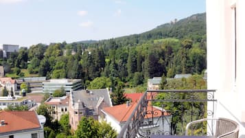 Blick von der Unterkunft