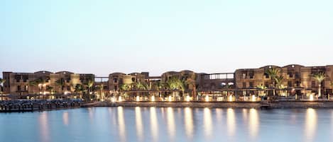 Front of property – evening/night