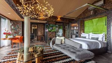 Pacific Jacuzzi Suite | Bettwäsche aus ägyptischer Baumwolle, hochwertige Bettwaren