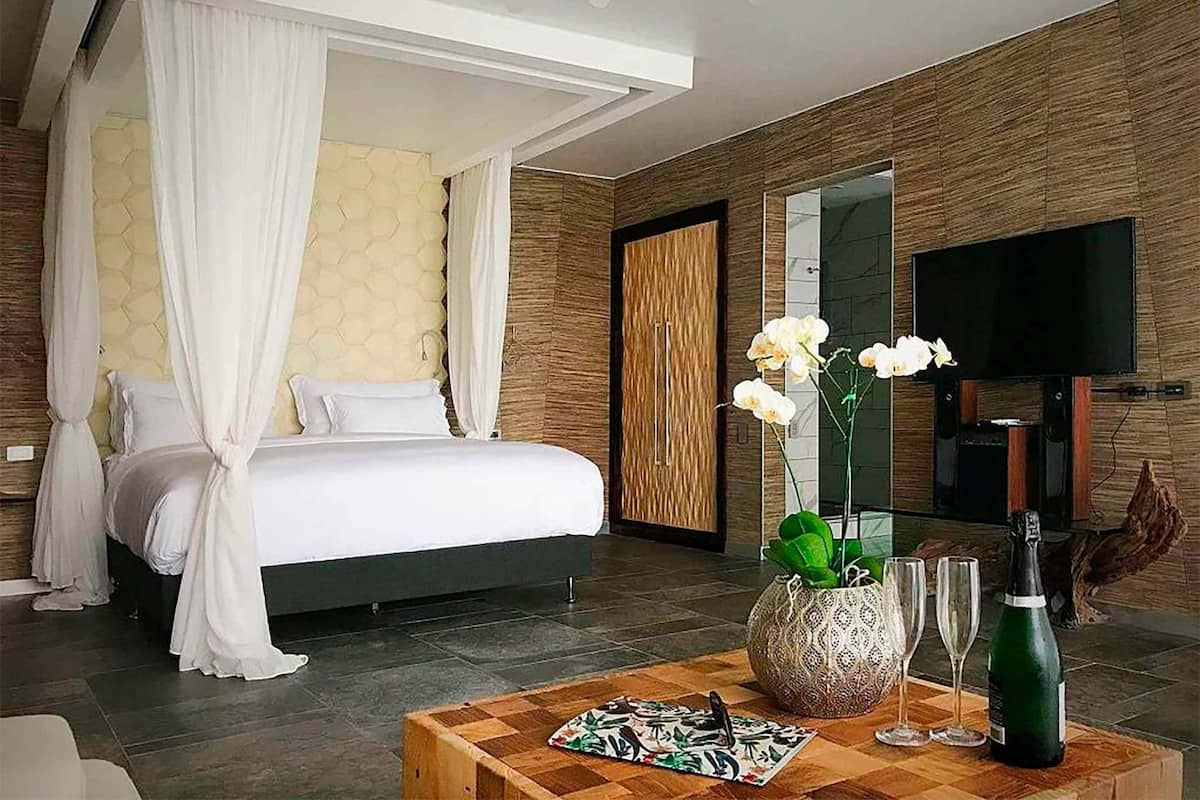 Tropical Suite | 1 bedroom, Egyptian cotton sheets, premium bedding, down comforters