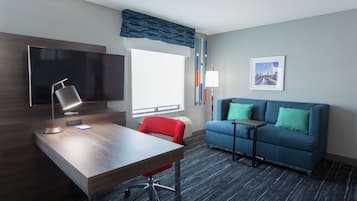 Studio, Accessible, Non Smoking | Living area | 37-inch flat-screen TV with satellite channels, TV