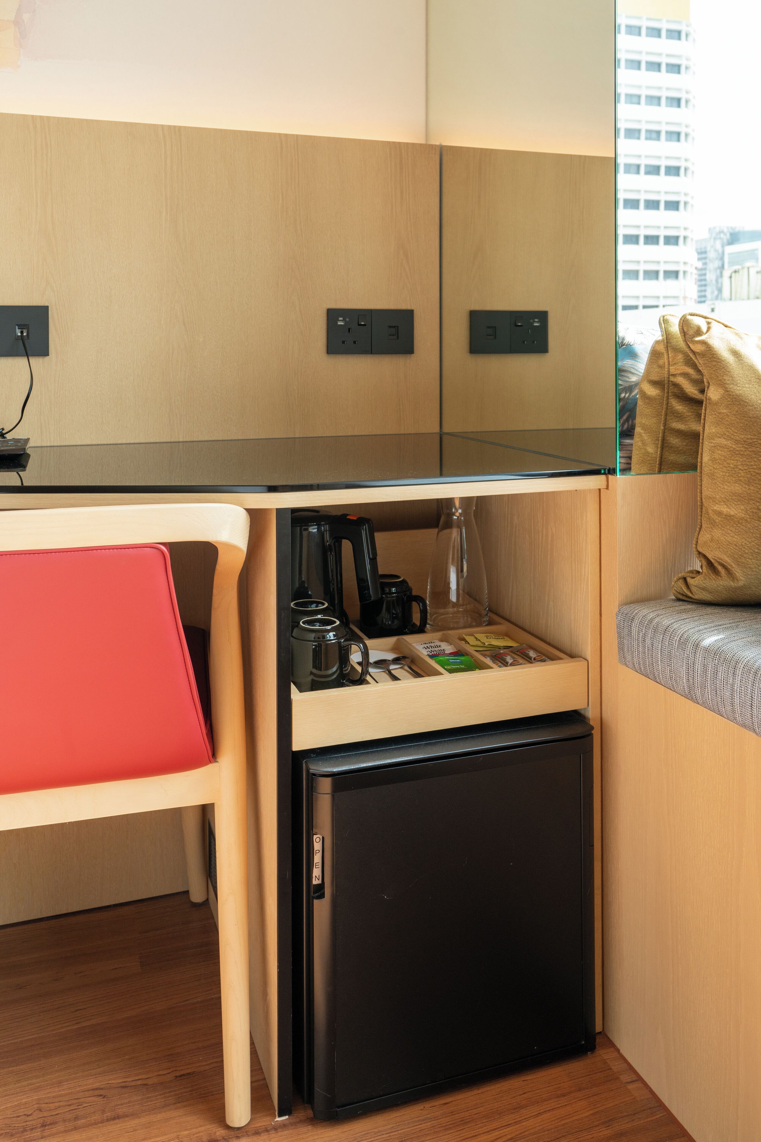 family room, multiple beds | premium bedding, in-room safe, desk, laptop workspace