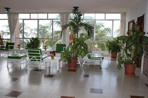 Lobby sitting area