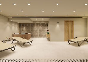 Bain à remous intérieur