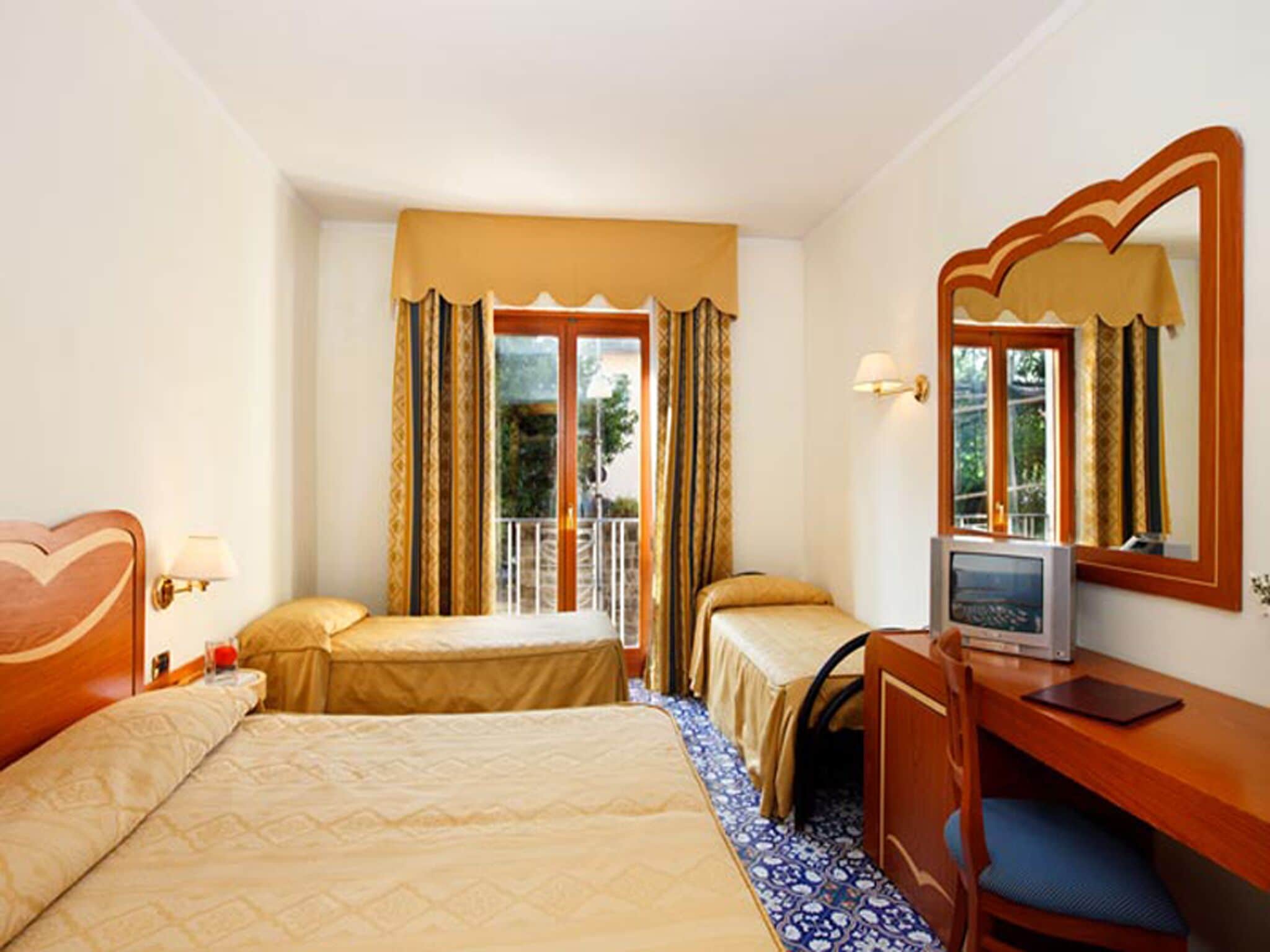 Minibar, in-room safe, desk, cots/infant beds