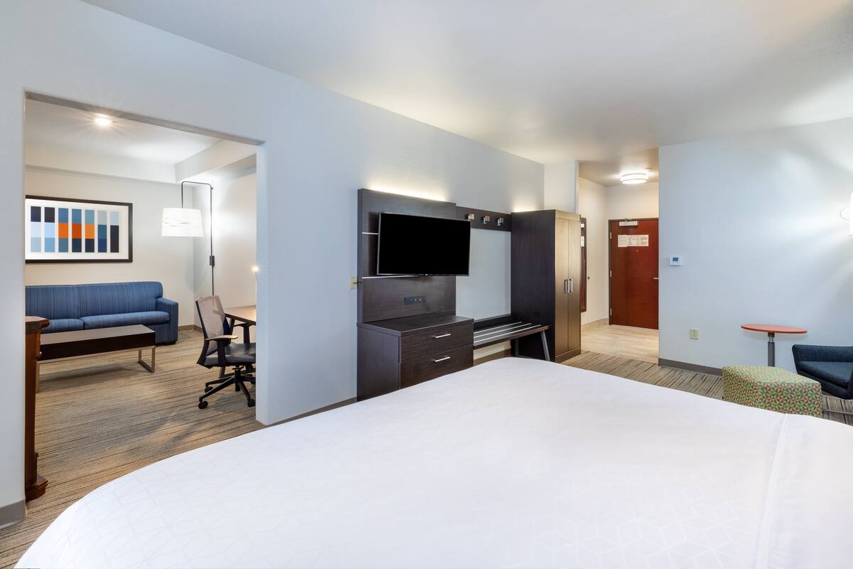 Suite, 1 King Bed | In-room safe, desk, iron/ironing board, cribs/infant beds