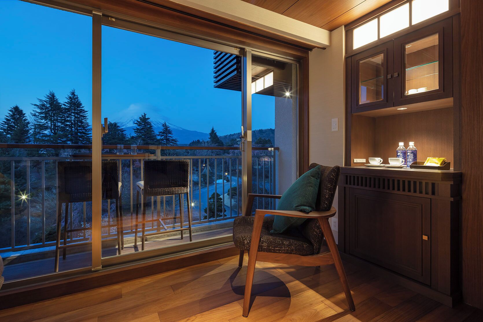 japanese-style twin room with mt.fuji view, non smoking | view from room