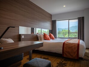 Double Room Garden View, Non Smoking | In-room safe, blackout drapes, free WiFi, bed sheets - Fuji View Hotel (Fujikawaguchiko)