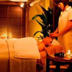 Sauna, hot springs, body treatments, facials