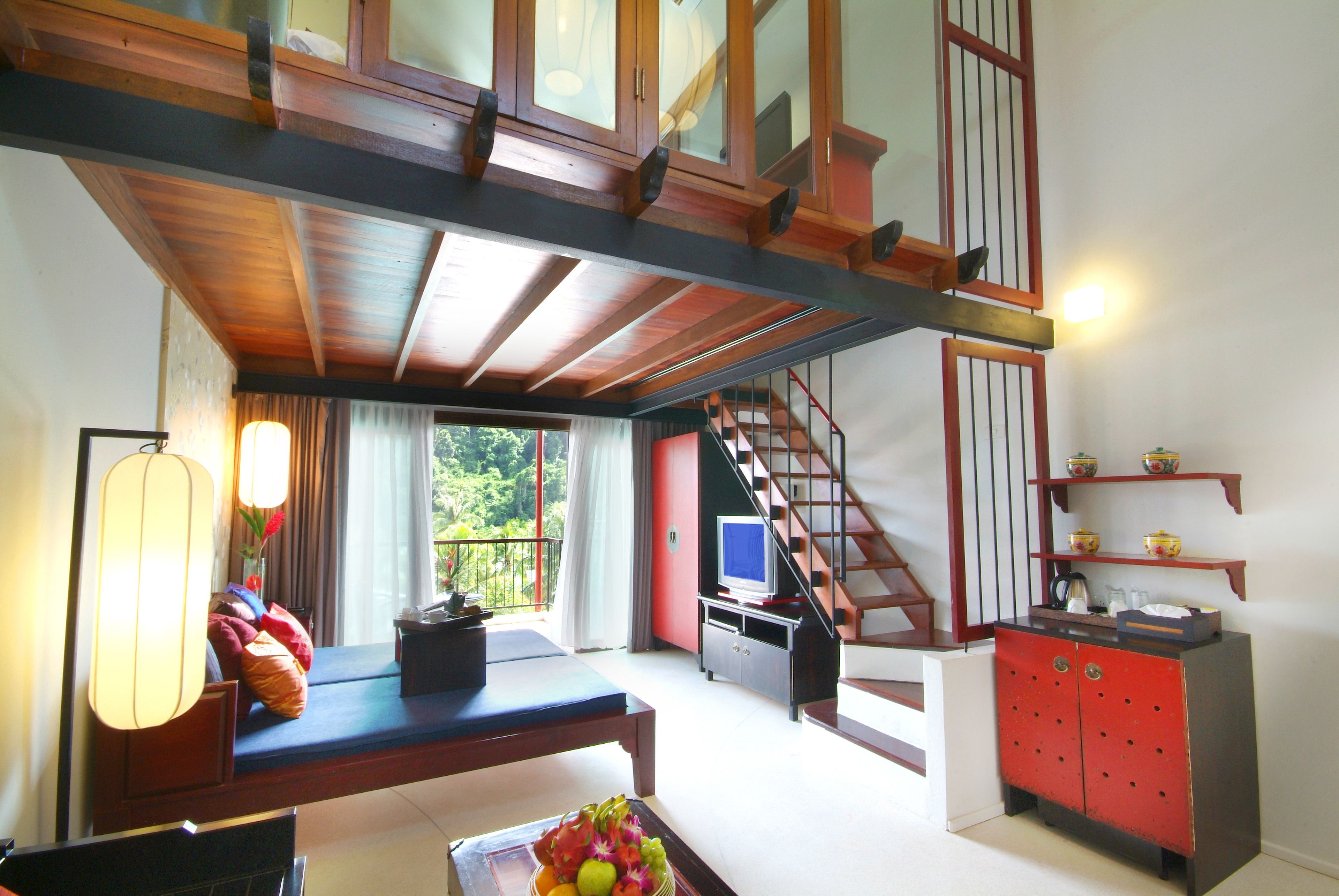 duplex room 2 persons-free a set of minibar and cocktail  | premium bedding, minibar, in-room safe, desk