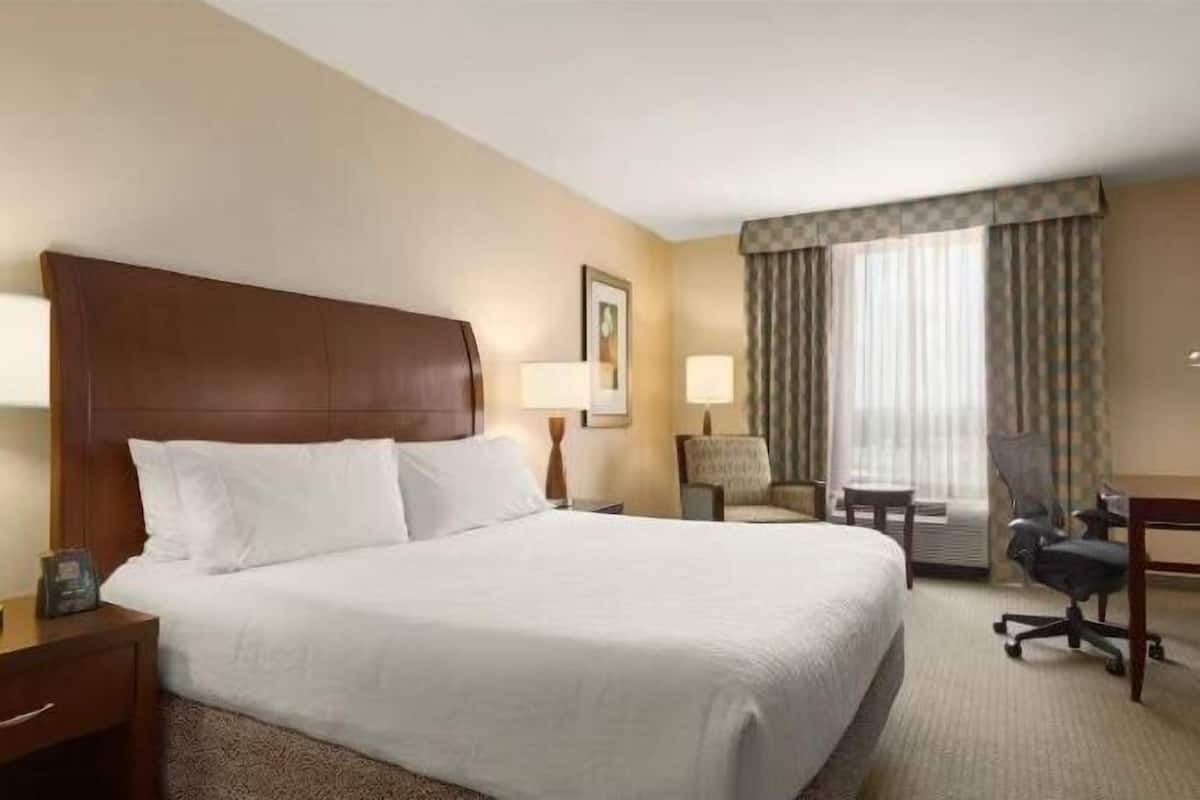 In-room safe, desk, iron/ironing board, free cribs/infant beds
