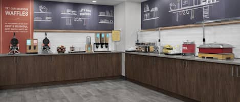 Free daily buffet breakfast