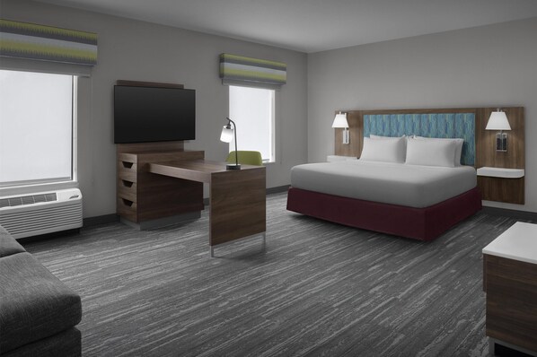 Premium bedding, in-room safe, desk, laptop workspace