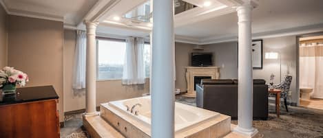 Couette en duvet d'oie, coffres-forts dans les chambres, bureau