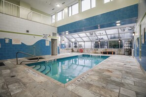 Indoor pool, open 6 AM to 11 PM, sun loungers