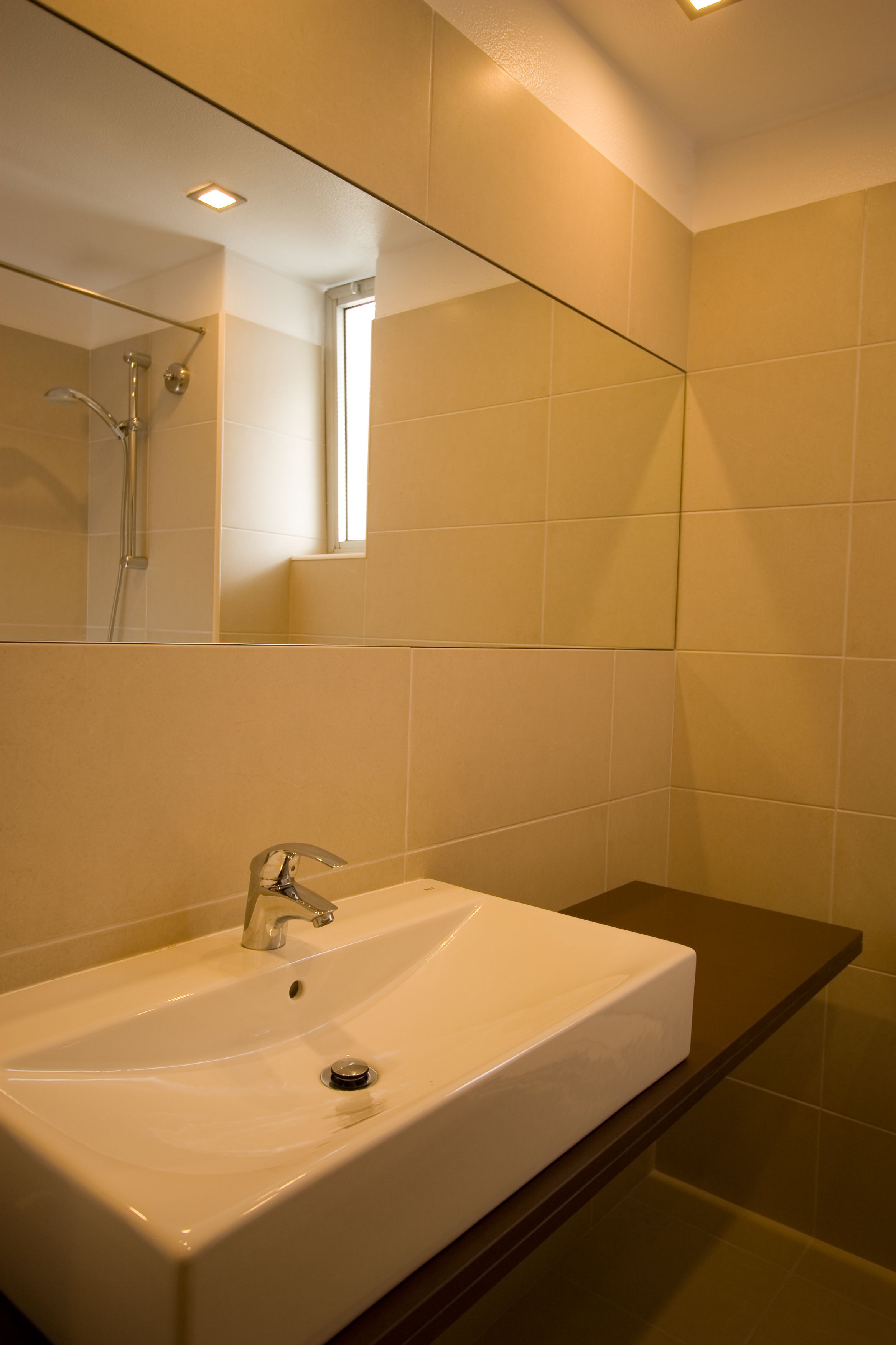 combined shower/bathtub, free toiletries, hair dryer, towels