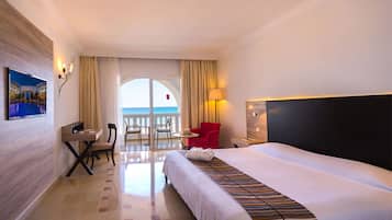 Minibar, bureau, rideaux occultants, lits bébé (gratuits)